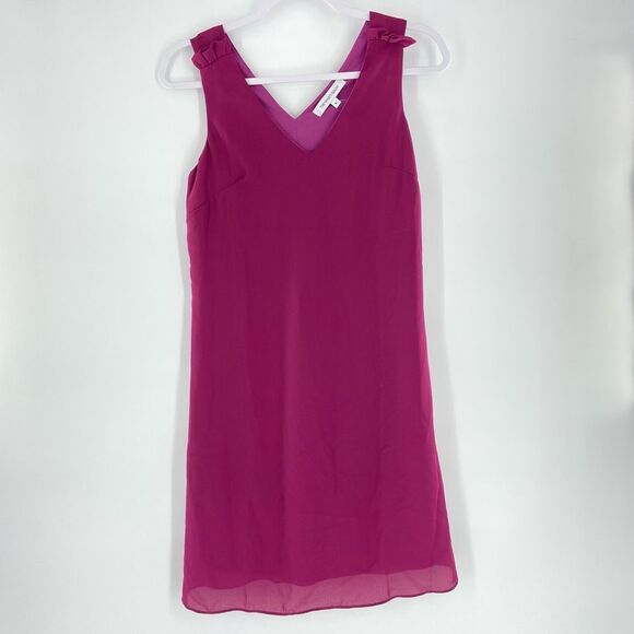 The Vanity Room V-Neck Sleeveless Shift Dress XS - Picture 1 of 14